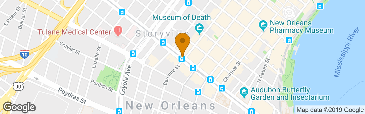 Hotel Courtyard New Orleans Downtown Iberville 