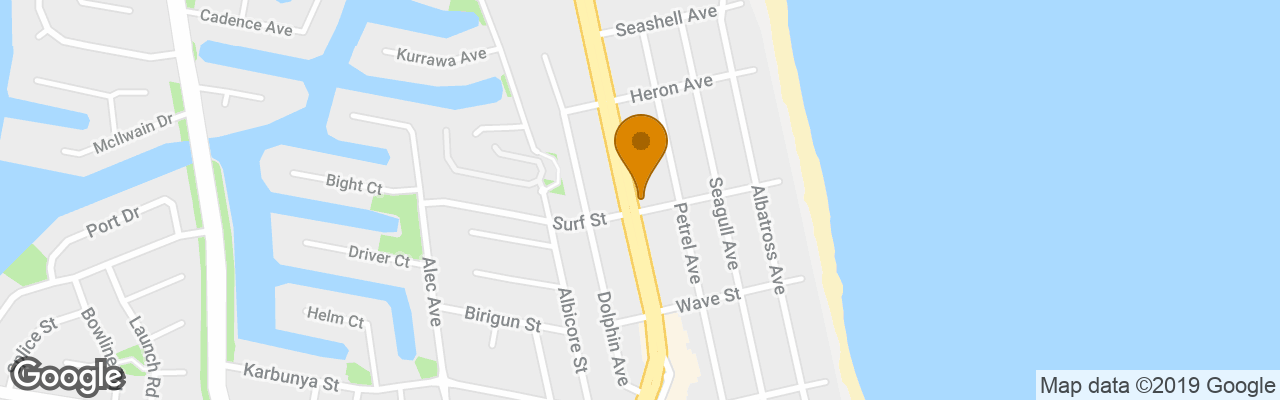 Mermaid Beach at Nobbys Motel