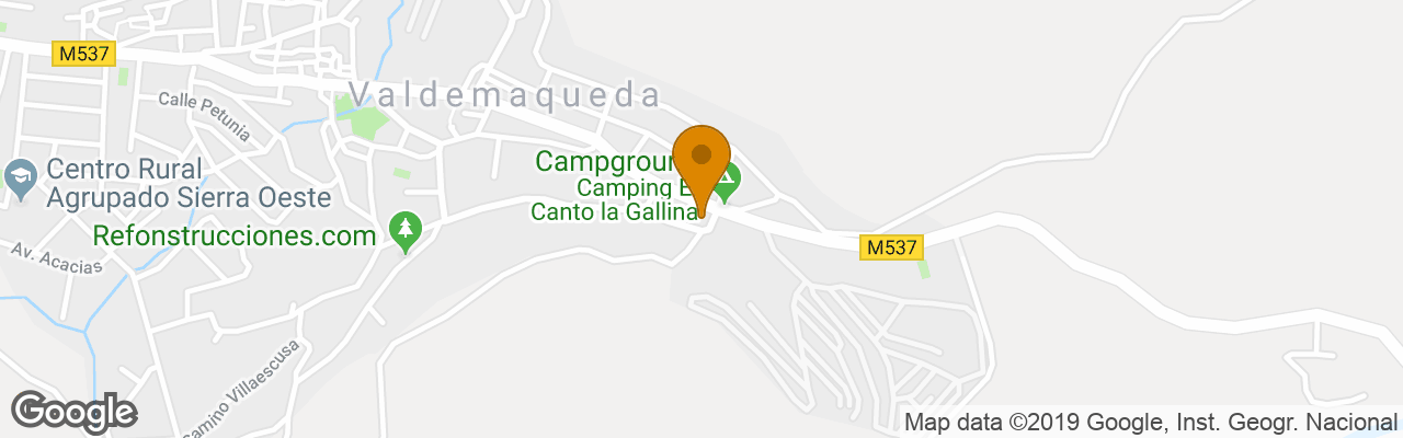 Camping-Bungalow El Canto la Gallina 