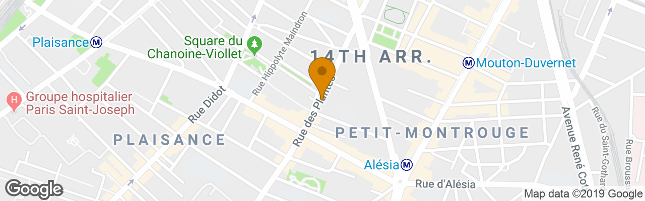 Hôtel All Seasons Paris Alesia Rue des Plantes 